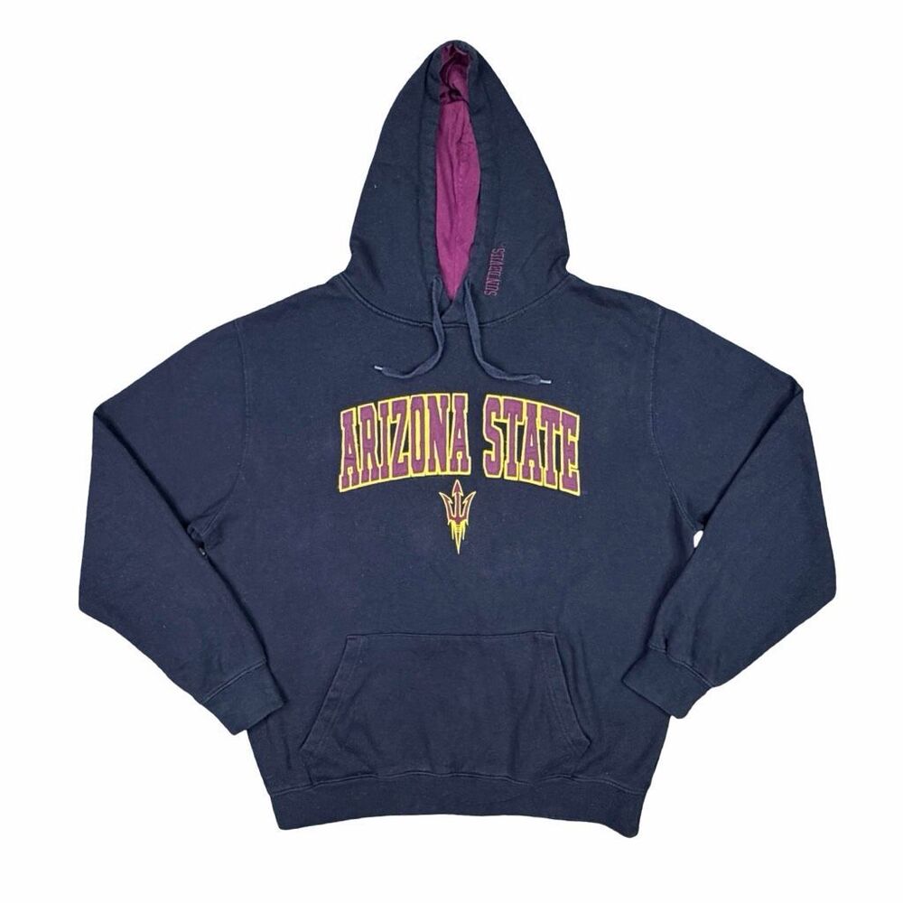 Vintage Stadium Athletics Arizona State Pullover Hoodie - Size Large